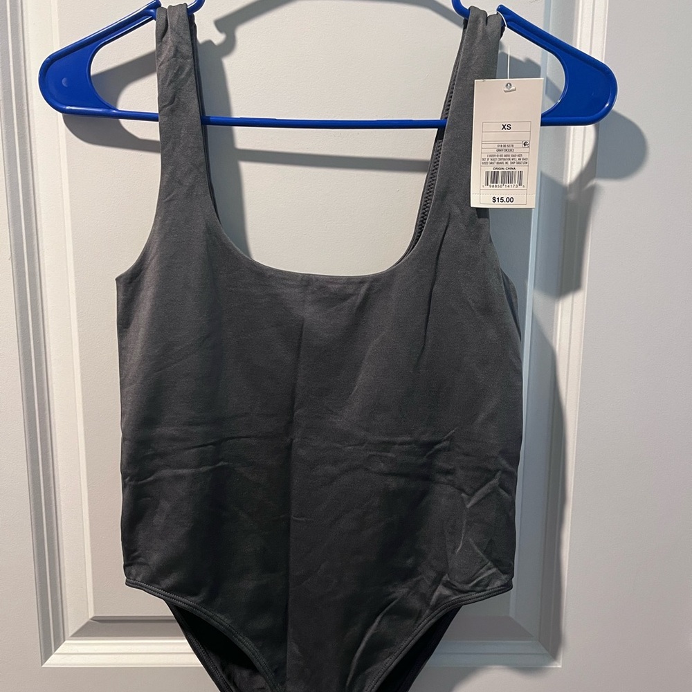 a new day Charcoal Woman’s tank top Bodysuit